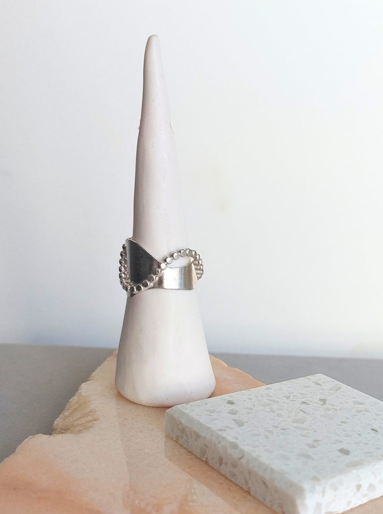 Μινιμαλ Δαχτυλίδι Statement  Miró από Ασήμι 925 