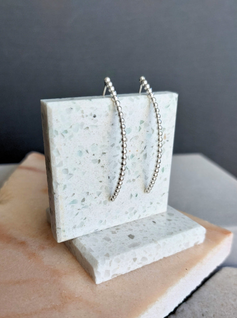 Σκουλαρίκια Μακριά Inéz Ασήμι 925 με Μαργαριτάρια