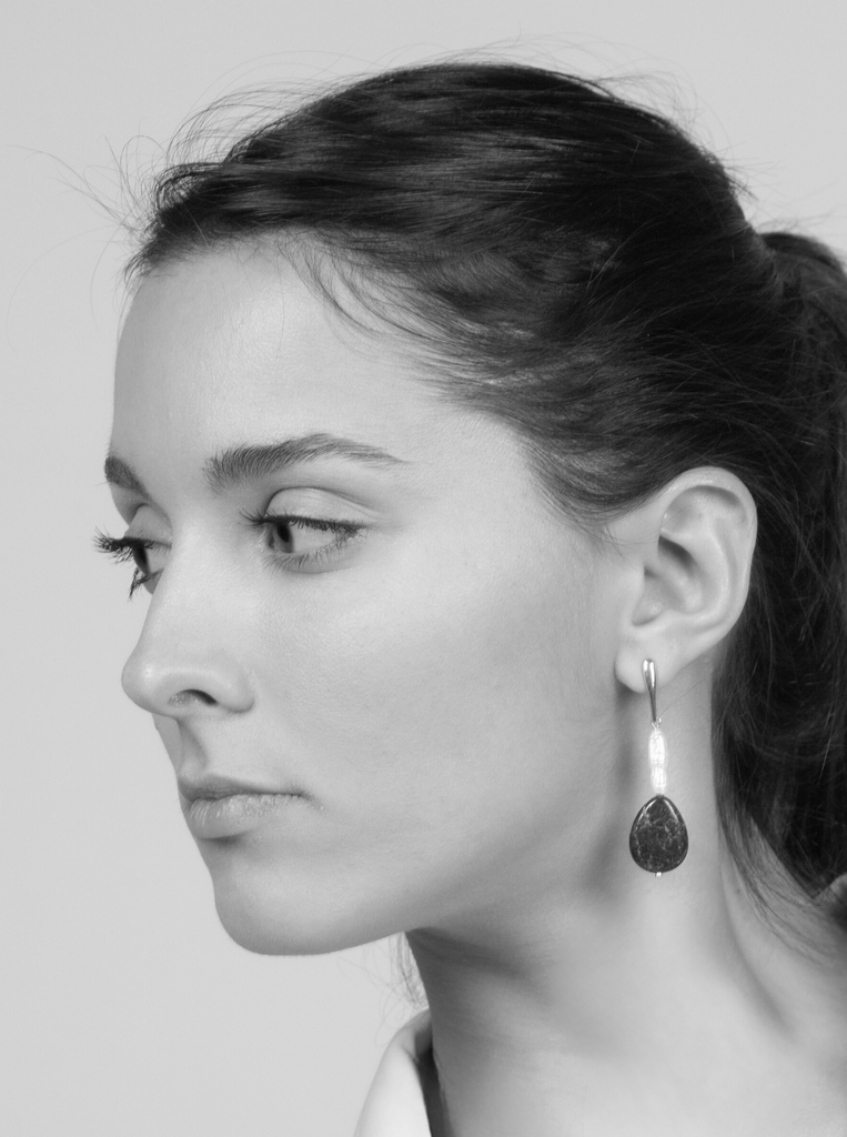 Σκουλαρίκια Μακριά Ασήμι 925 Μαργαριτάρια Λάπις Λάζουλι