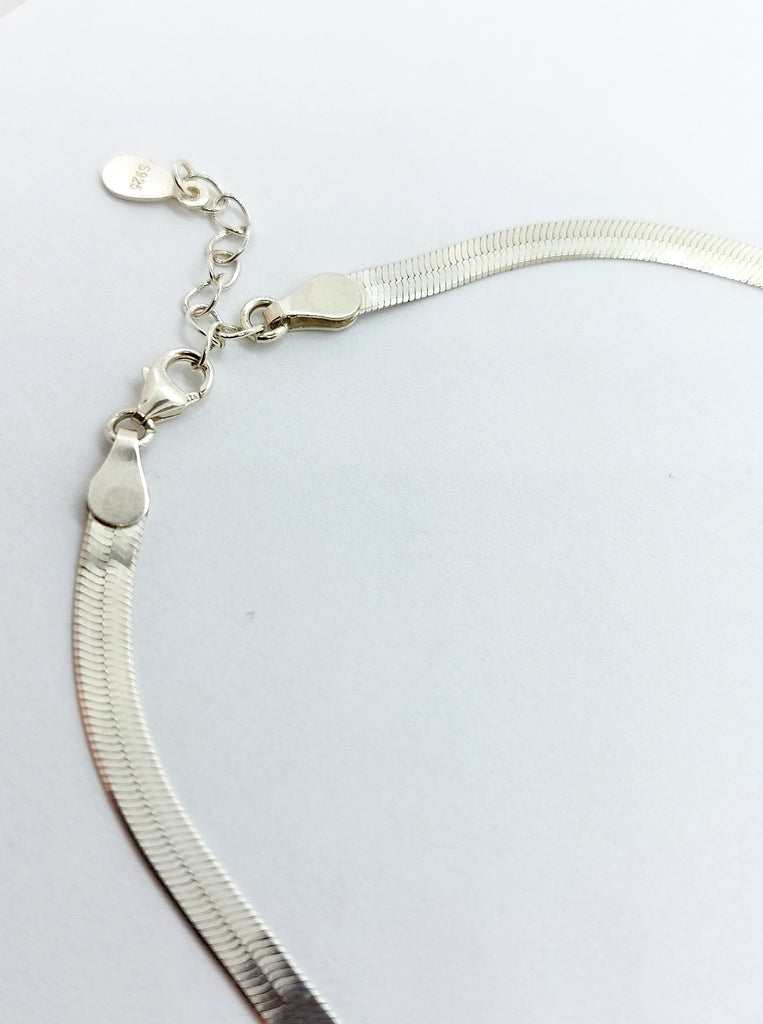 Snake Chain Κολιέ Ασημένιο 925 αλυσίδα φίδι