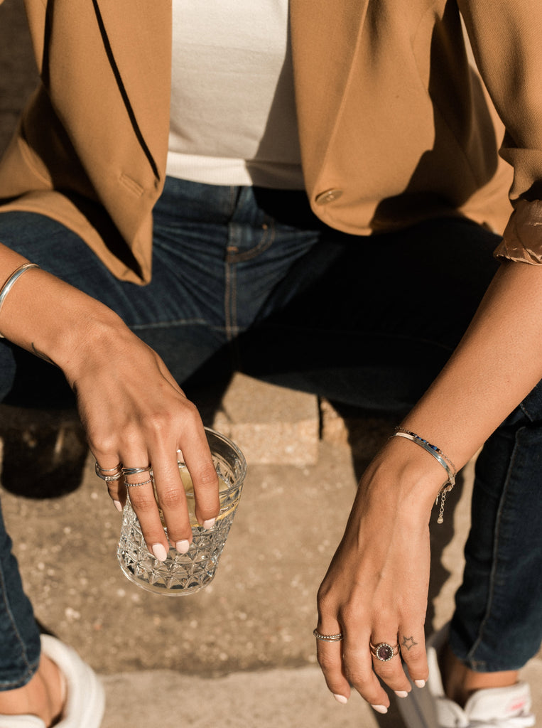 Snake Chain Bracelet Μινιμαλ Βραχιόλι Ασημένιο 925 αλυσίδα φίδι πλακέ