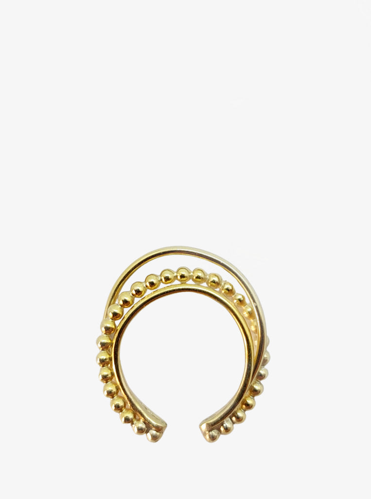 Selena ring μινιμαλ Δαχτυλίδι Χρυσό από Ασήμι 925 επίχρυσο 24Κ 