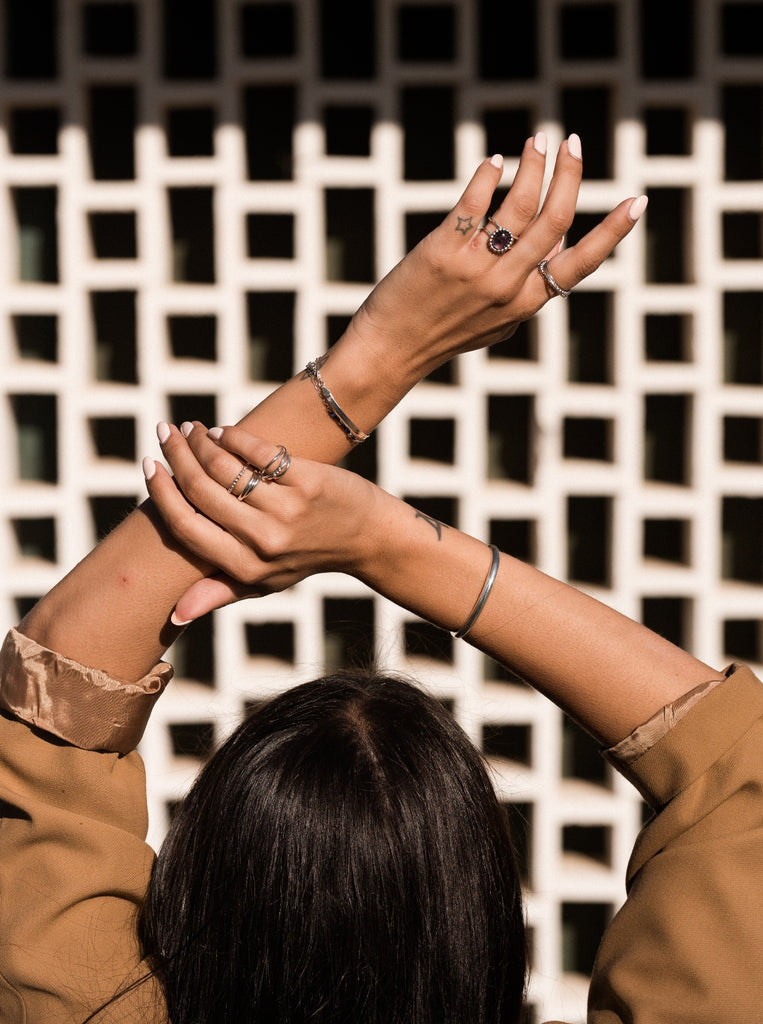 Selena ring μινιμαλ Δαχτυλίδι Ασήμι 925 αυξανόμενο