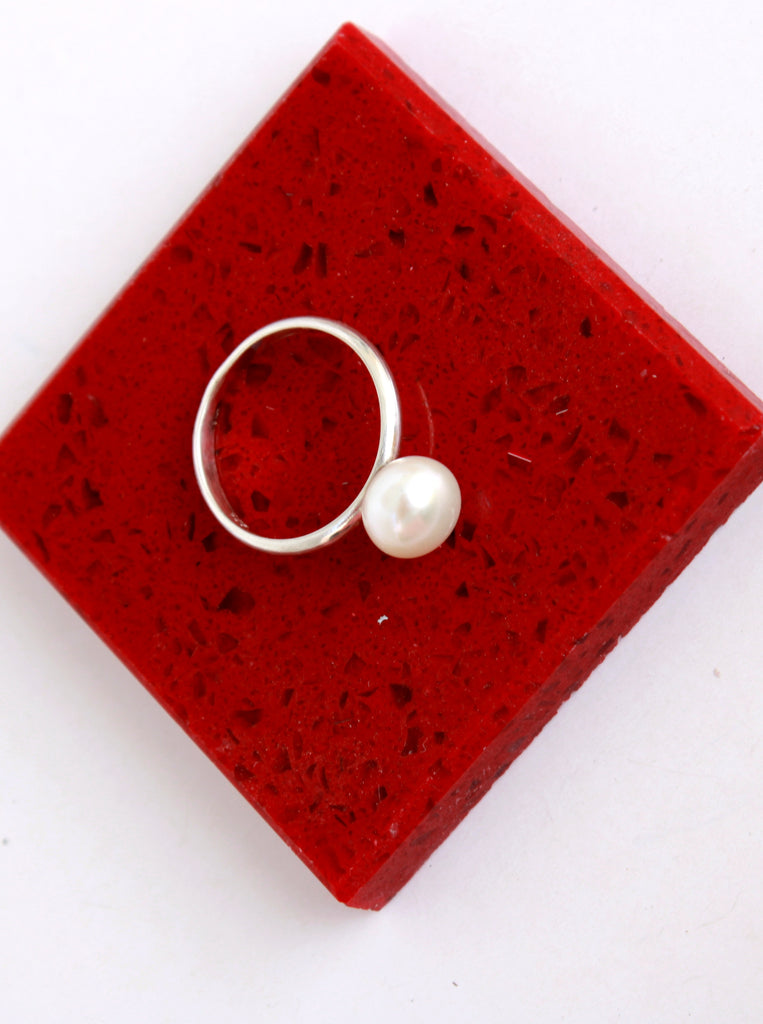 Margot Δαχτυλίδι Ασήμι 925 Μαργαριτάρι 