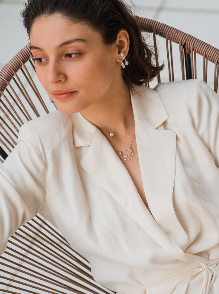 Petal Κολιέ Γούρι Ασήμι 925 Κρεμαστό