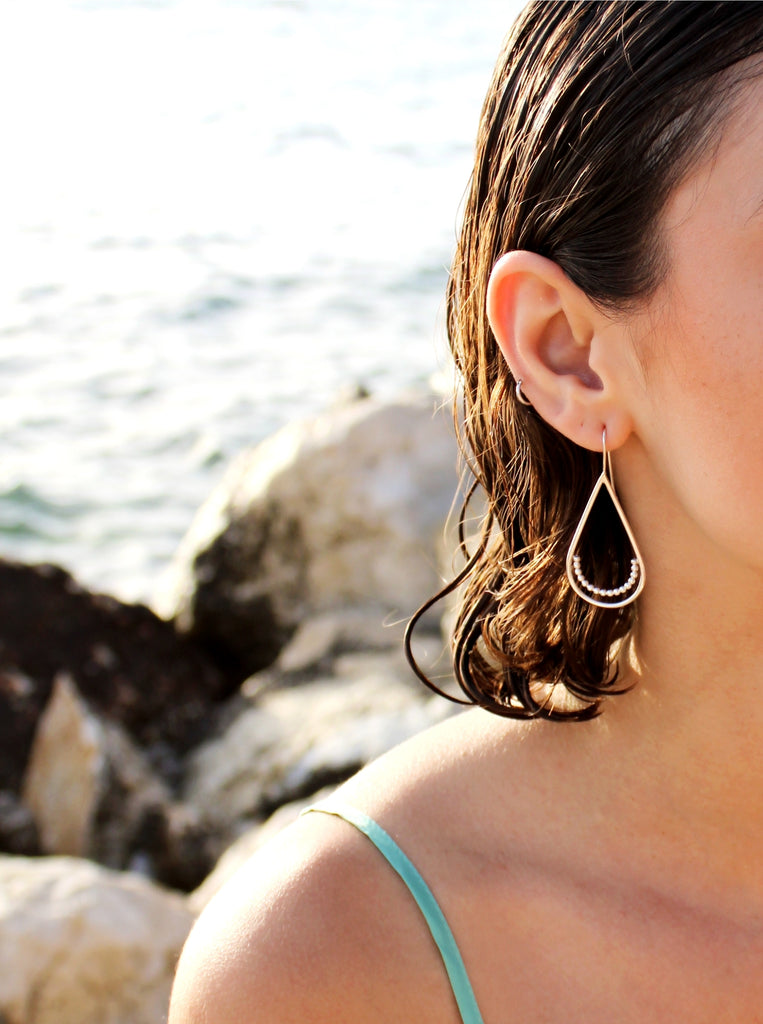 Σκουλαρίκια Δάκρυ Selena Ασήμι 925