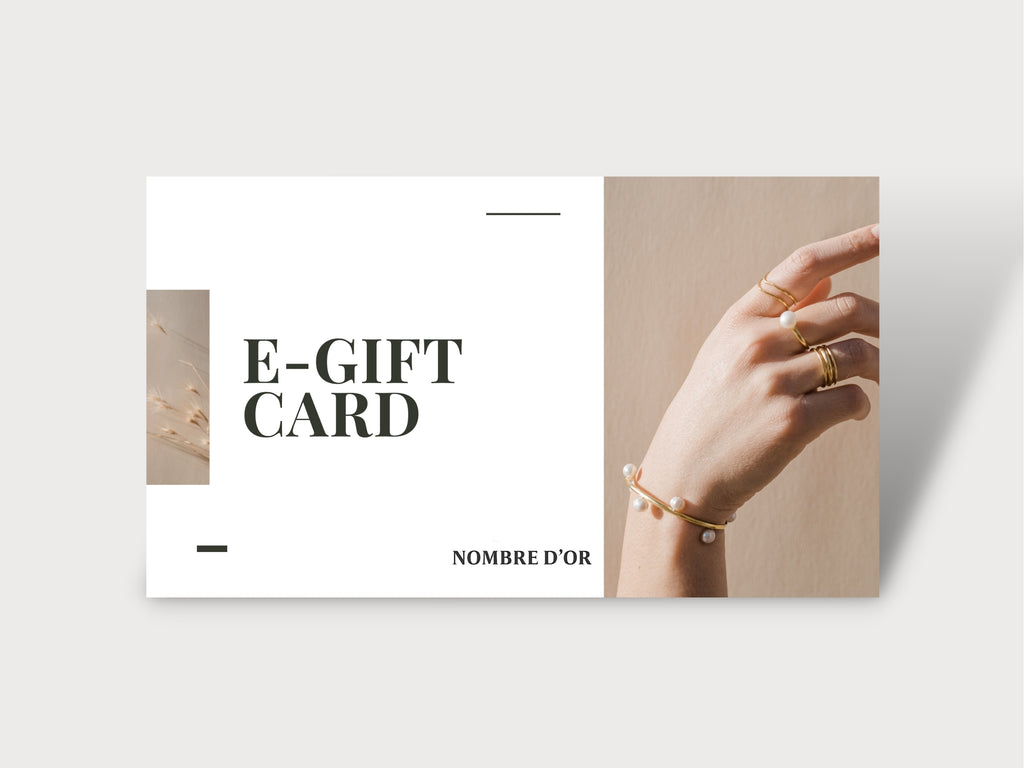 E-Gift Card NOMBRE D'OR JEWELRY