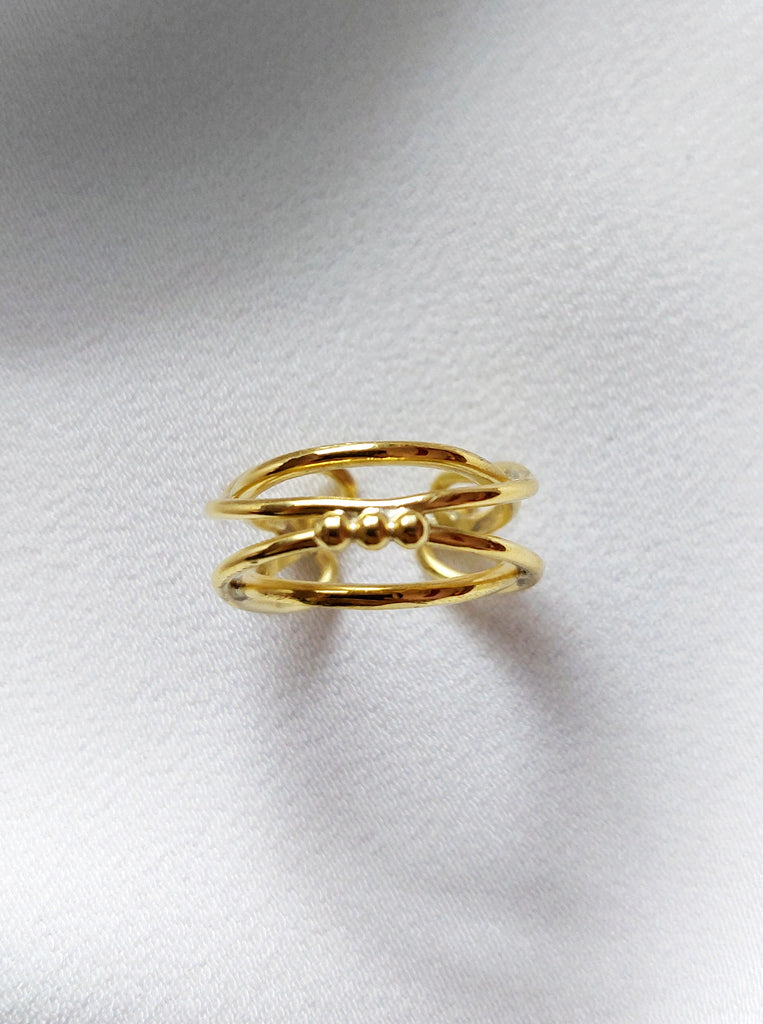 Chevalier Δαχτυλίδι για μικρό δάχτυλο Σεβαλιέ από Ασήμι 925 αυξανόμενο ασημένιο και χρυσό