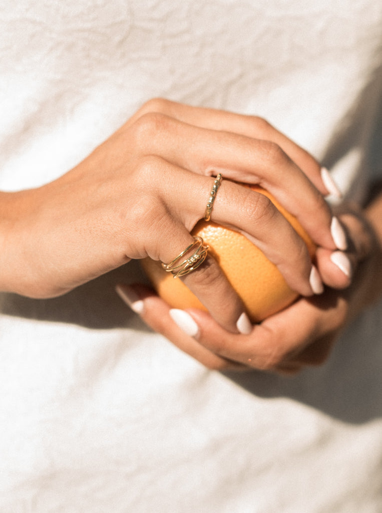 Chevalier Δαχτυλίδι για μικρό δάχτυλο Σεβαλιέ από Ασήμι 925 αυξανόμενο ασημένιο και χρυσό