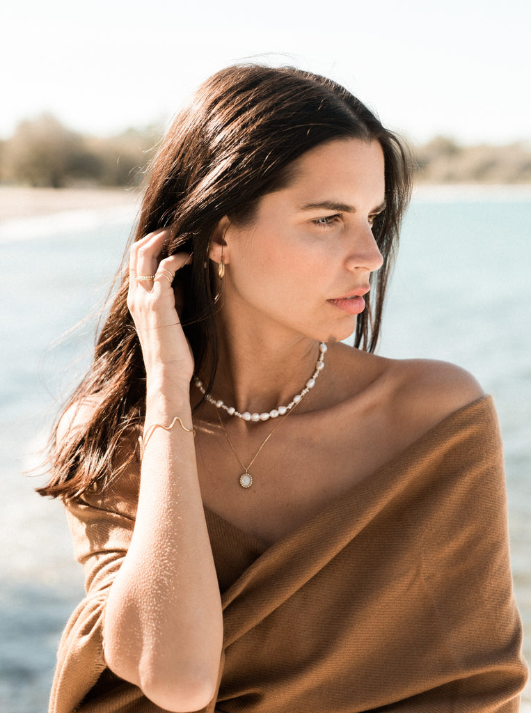 Μαργαριταρένιο Κολιέ CLASSIC PERLA  Ασήμι 925 επιχρυσωμένο.