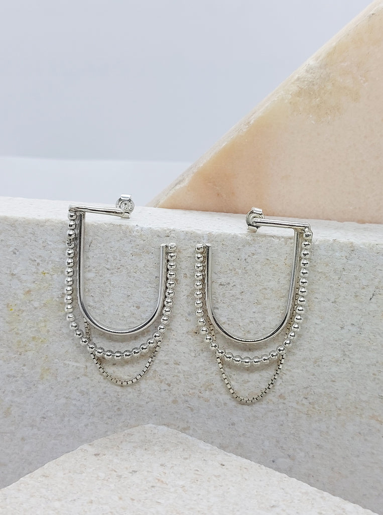 Σκουλαρίκια ELLIPSE Ασήμι 925