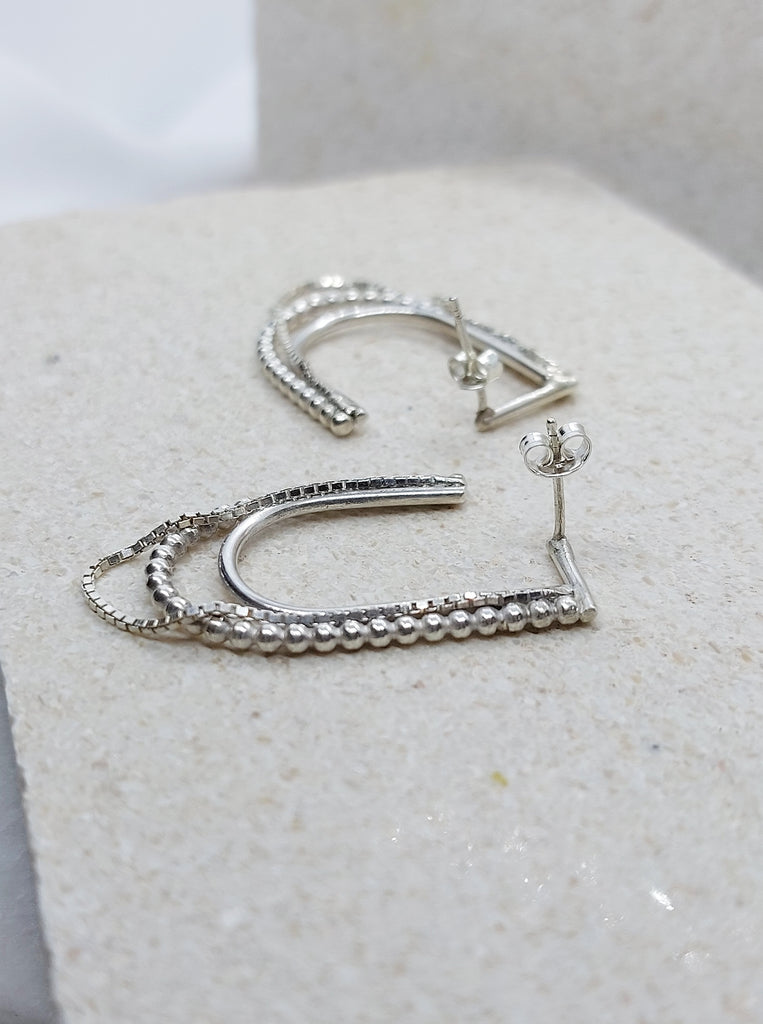 Σκουλαρίκια ELLIPSE Ασήμι 925